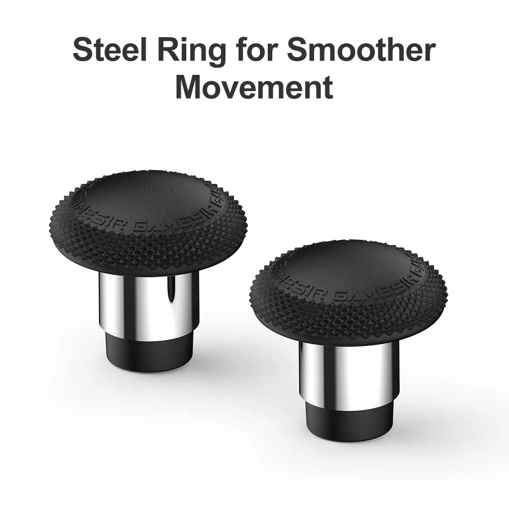 GameSir Joystick Caps for G7 Pro Super Nova Gamepad Accessories 3 Pairs Personalized Caps Smooth Steel Ring Control Experience - 4