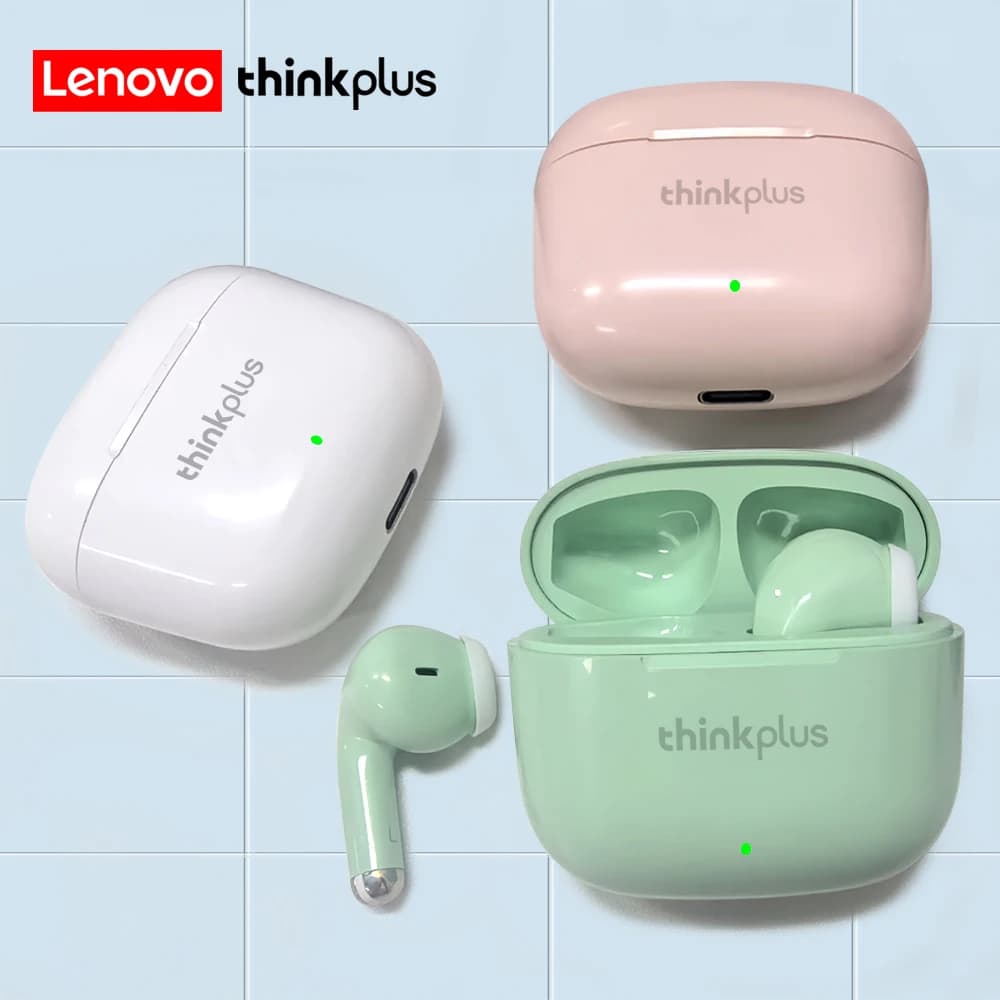 سماعات لينوفو ثينك بلس LP40pro بلوتوث لاسلكية بتصميم مريح، ترجمة ذكية، جودة صوت عالية، ومكالمات HD - 5