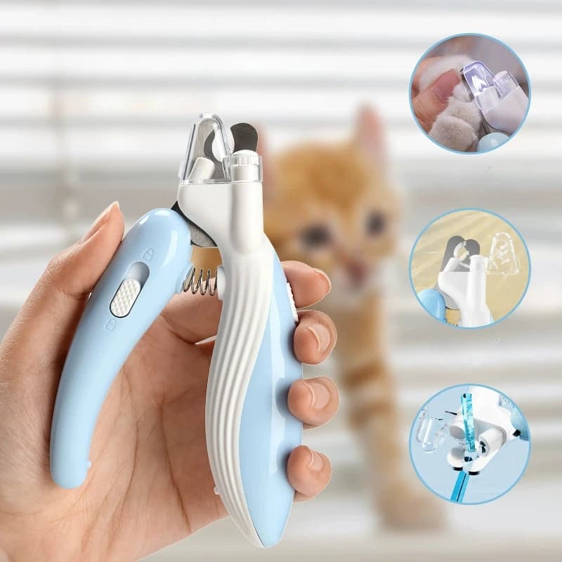​​Deluxe Pet Nail Clippers with LED Light Pet Claw Grooming Scissors for Dogs Cats Small Animals Paw Nail Trimmer Pet Supply​​ - 2