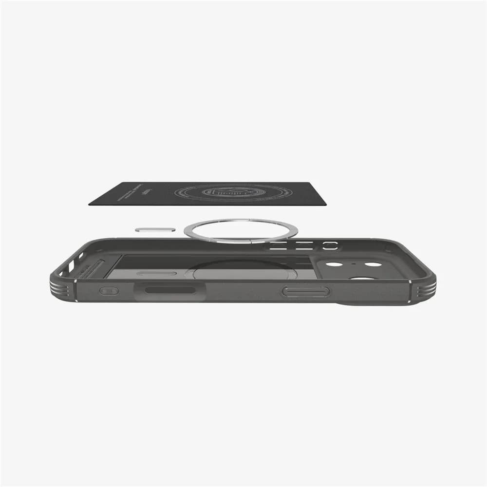 Spigen Rugged Armor MagFit for For Magsafe For iPhone 17 Pro Max 17 Air Magnetic Case Wireless Charging Shockproof Matte Cover - 3