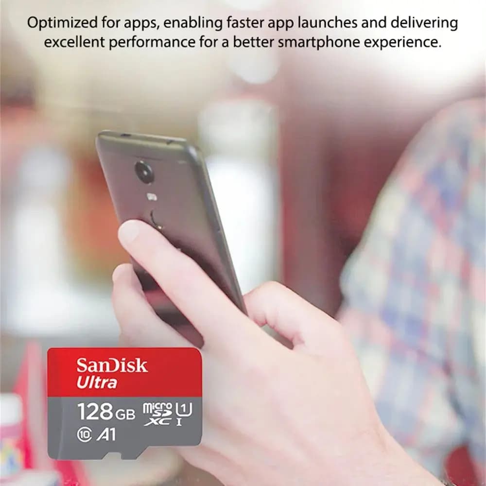 Sandisk Ultra Micro SD 128GB 32GB U1 A1 Class 10 64GB 256GB Micro SD Card SD/TF Flash Card Memory Card 512G microSD For Phone PC - 4