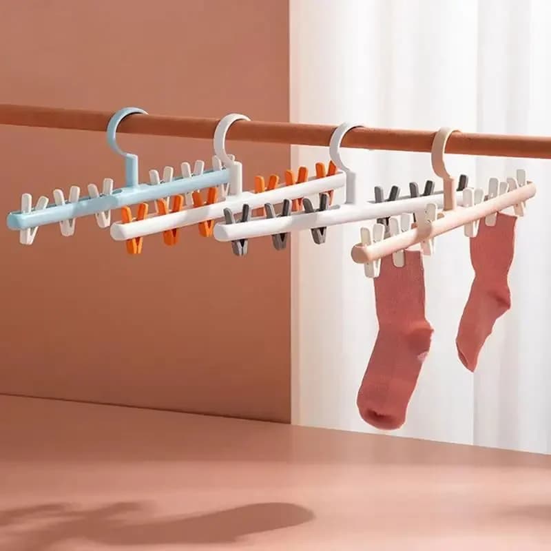 1pc Hats Socks Organizer Rack Hanging Peaked Cap Scarf Storage Rack Hanger Multifunctional Closet Wardrobe Storage Holder - 5