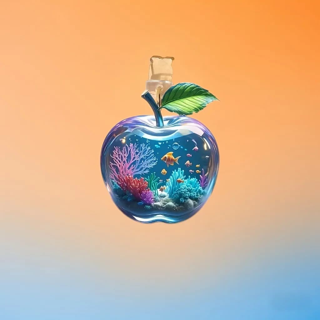 سدادة غبار للهاتف المحمول إكسسوارات الهاتف زينة لطيفة للهاتف على شكل أسماك بحرية ونباتات مائية موصل أندرويد لهواتف آيفون/Type-C - 3