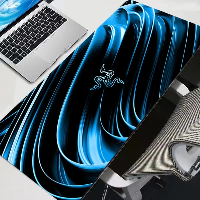 Luxury Fashion Razer Mouse Pad Office laptop rubber Anime Gaming PC Accessories Mousepad Anti-slip Desk Mat Keyboard Tablet Pad - 2