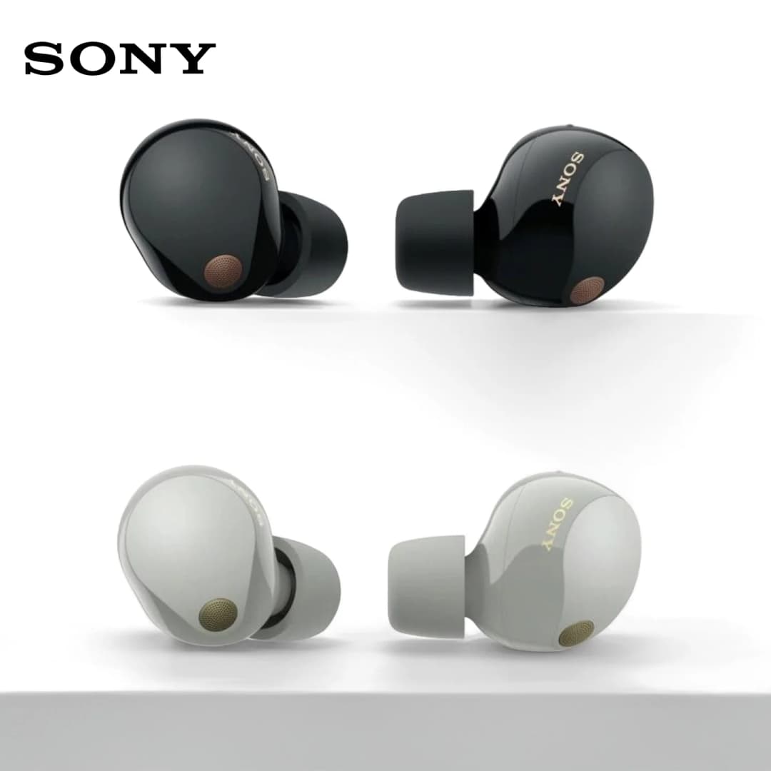 Sony WF-1000XM5 True Wireless Noise Cancelling Earbuds High-quality sound Dynamic Driver X- deeper bass earphone- Black/silver