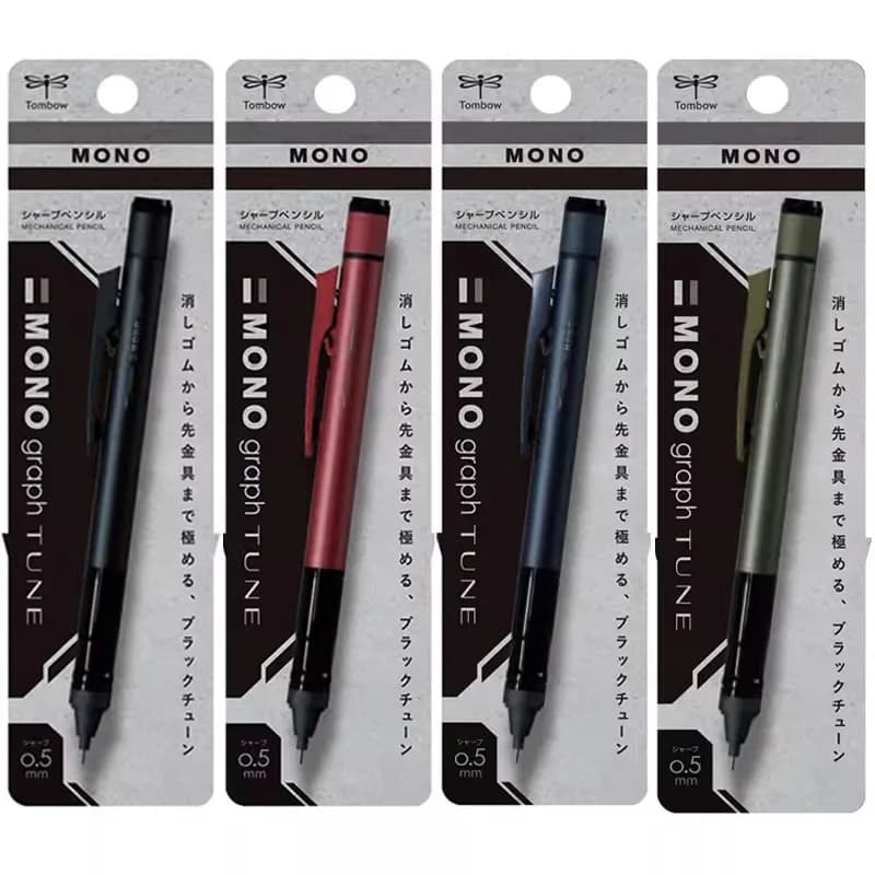 Tombow Monograph Tune Mechanical Pencil,0.5 Press/Shake To Lead Stable Writing Not Easy Break for drawing,writing,draft Art Tool - 6