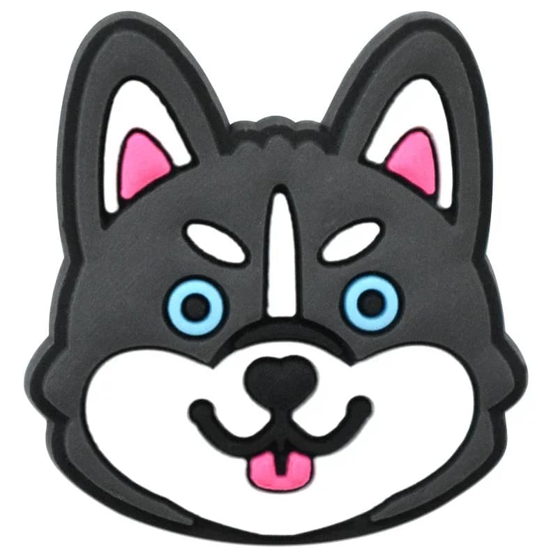 إكسسوارات أحذية جديدة على شكل كلب لكركس صنادل نسائية دبابيس نعال إكسسوارات ديكور أحذية شارات للأطفال والفتيان والفتيات والرجال - 5