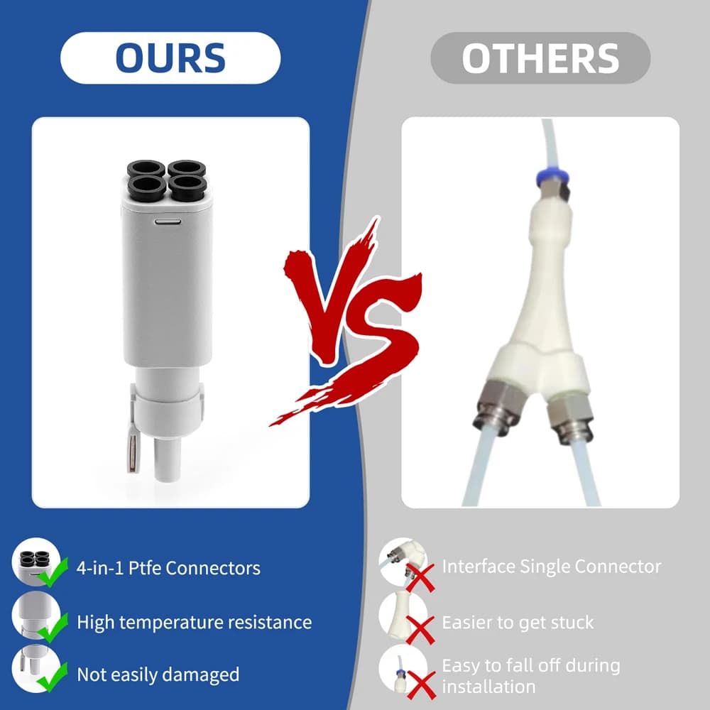 طابعة بامبو لاب ثلاثية الأبعاد AMS لايت هاب خيوط بخمسة مكونات مفتاح مستهلكات الطباعة لقطع بامبولاب A1/A1 ميني - 3