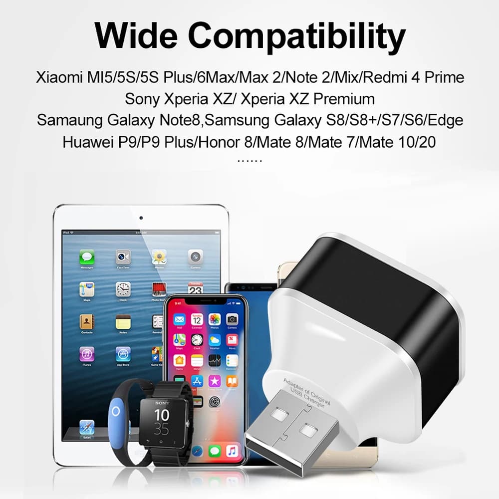 3 Port USB Extender USB2.0 HUB Quick Charge USB Splitter Multiple Interface Car USB Expander Phone Tablet Laptop Charger Adapter - 4