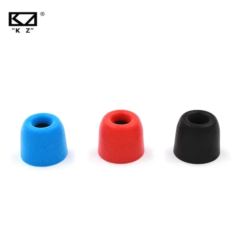 ‌KZ 6 pcs Memory Foam Ear Tips, Noise Isolating, Soft Fit for ZSX EDXPro PR3 - 4