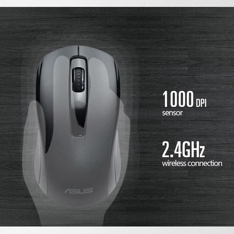 ASUS W1000 Wireless Keyboard Set Lightweight Unisex Office Home Ergonomic Keyboard - 6