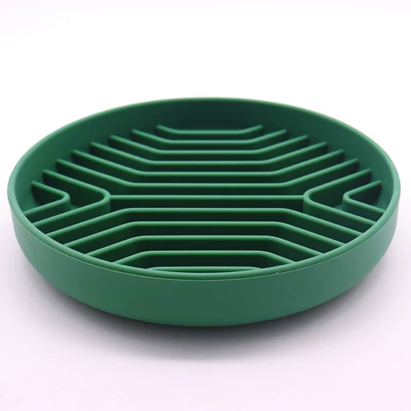 Silicone Pet Slow Feeder Bowl Anti-Choking Anti-Vomit Non-Slip Mat For Dogs Cats Fast Eaters Mealtime Training - 6