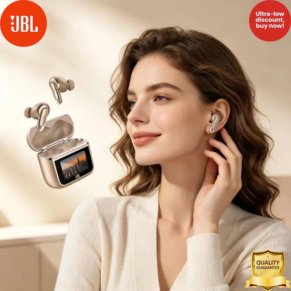 سماعات أذن JBL Tour Pro3 TWS، صوت عالي الدقة، بلوتوث لاسلكي، مقاومة للماء، سماعات أعمال
