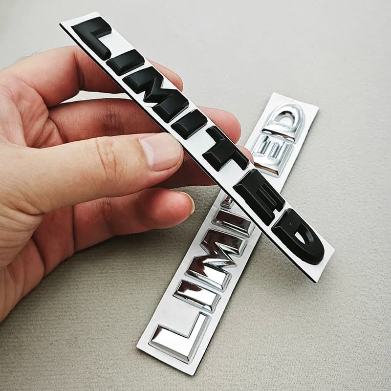 ملصقات معدنية ثلاثية الأبعاد لشعار 4X4 محدود، مناسبة لسيارات جيب جراند شيروكي، أفرلاند، البوصلة، ورانجلر - 5