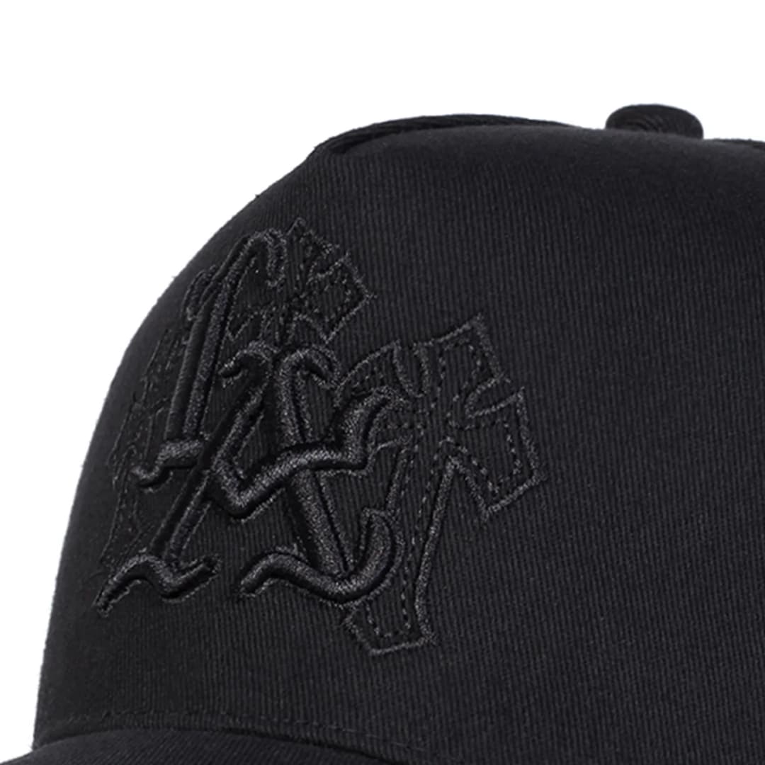 Unisex LA Letter Cross Embroidery Baseball Caps Spring and Autumn Outdoor Adjustable Casual Hats Sunscreen Hat Sports Cap - 4