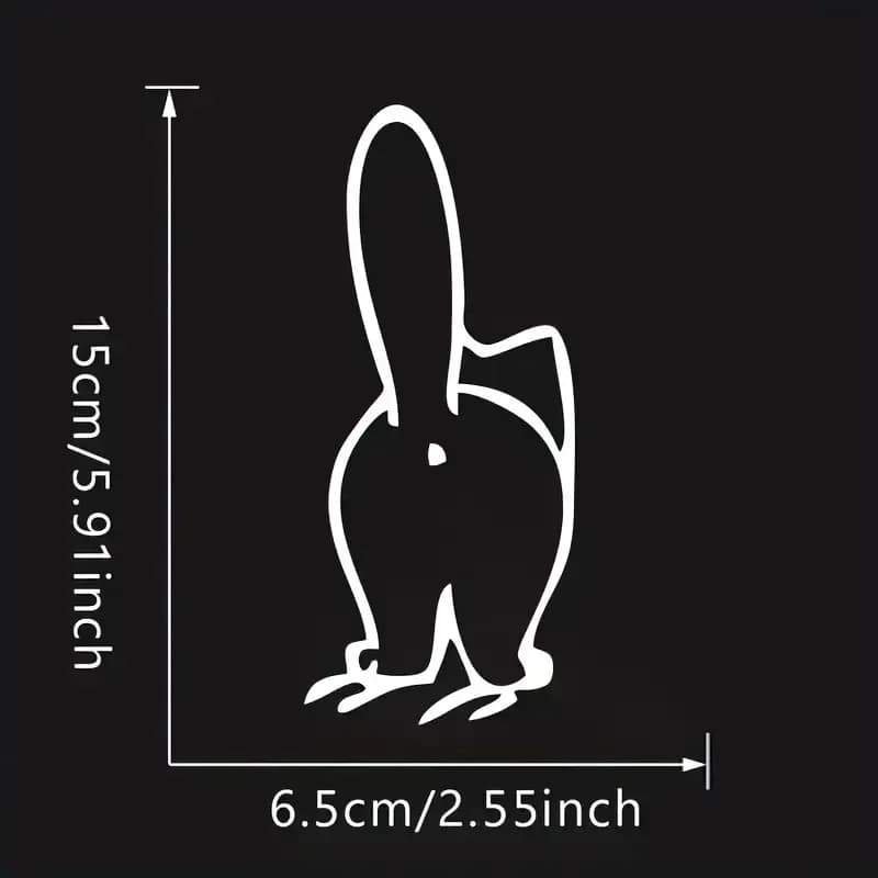 ملصق فينيل لطيف على شكل قطة لإضافة متعة إلى سيارتك! - 3