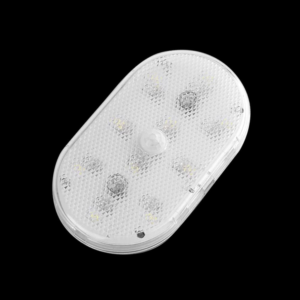 إضاءة LED باستشعار الحركة 650 مللي أمبير USB قابلة لإعادة الشحن إضاءة استشعار تلقائية مصباح قدم لاسلكي لباب صندوق السيارة - 6