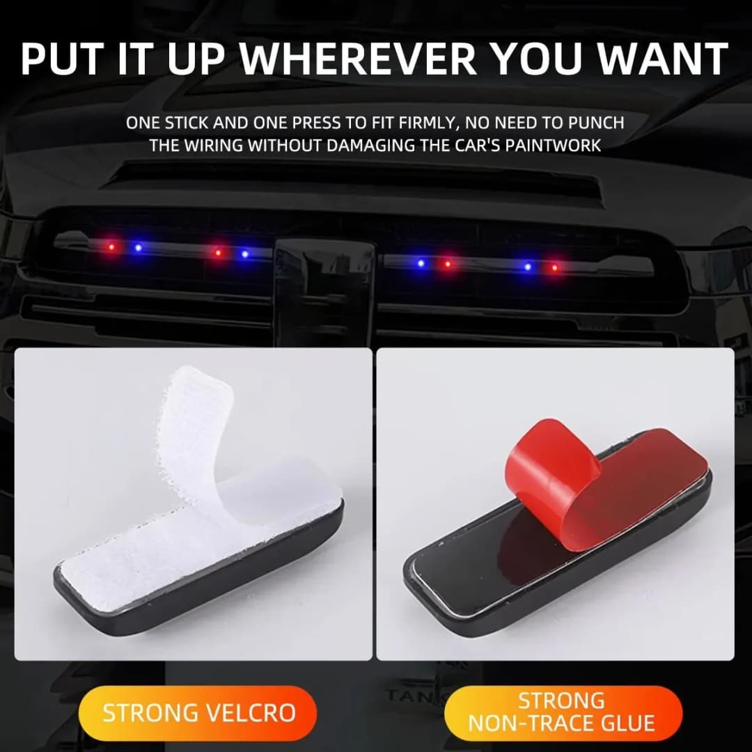 Mini LED Solar Power Car Warning Light Wireless Anti-Theft Simulated Alarm Caution Lamp Night Security Flashing Dummy Alarm - 4