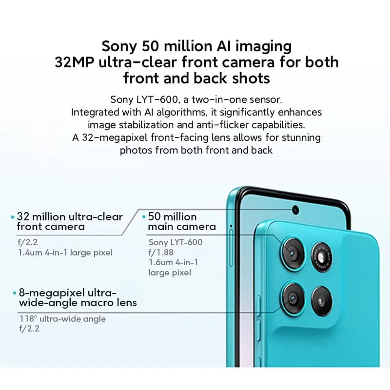 Motorola Moto G100 SmartPhone 5G Global ROM 6.72-inch FHD 120Hz Display Snapdragon 7s  Gen 2 IP64 7000mAh 50MP Camera Cellphone - 6