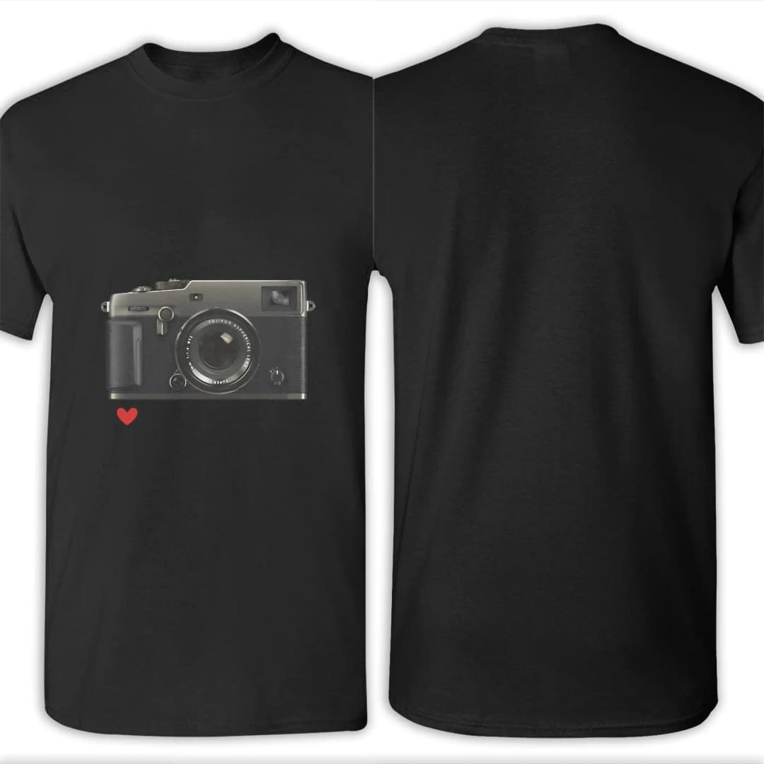 X Pro3 Shooter Film Sim JPG  Soul Funny 100% Cotton T-Shirt Fujifilm Tops Tees For Men - 6