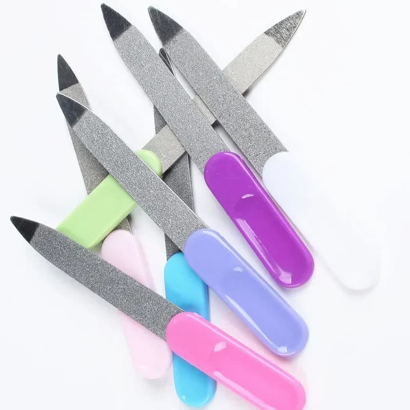 5PCS/Set Double-Sided Nail Files Strong Edge Nail Art Files Metal Callus Dead Remover Sharpening Tools For Beauty Nail Pedicure - 4