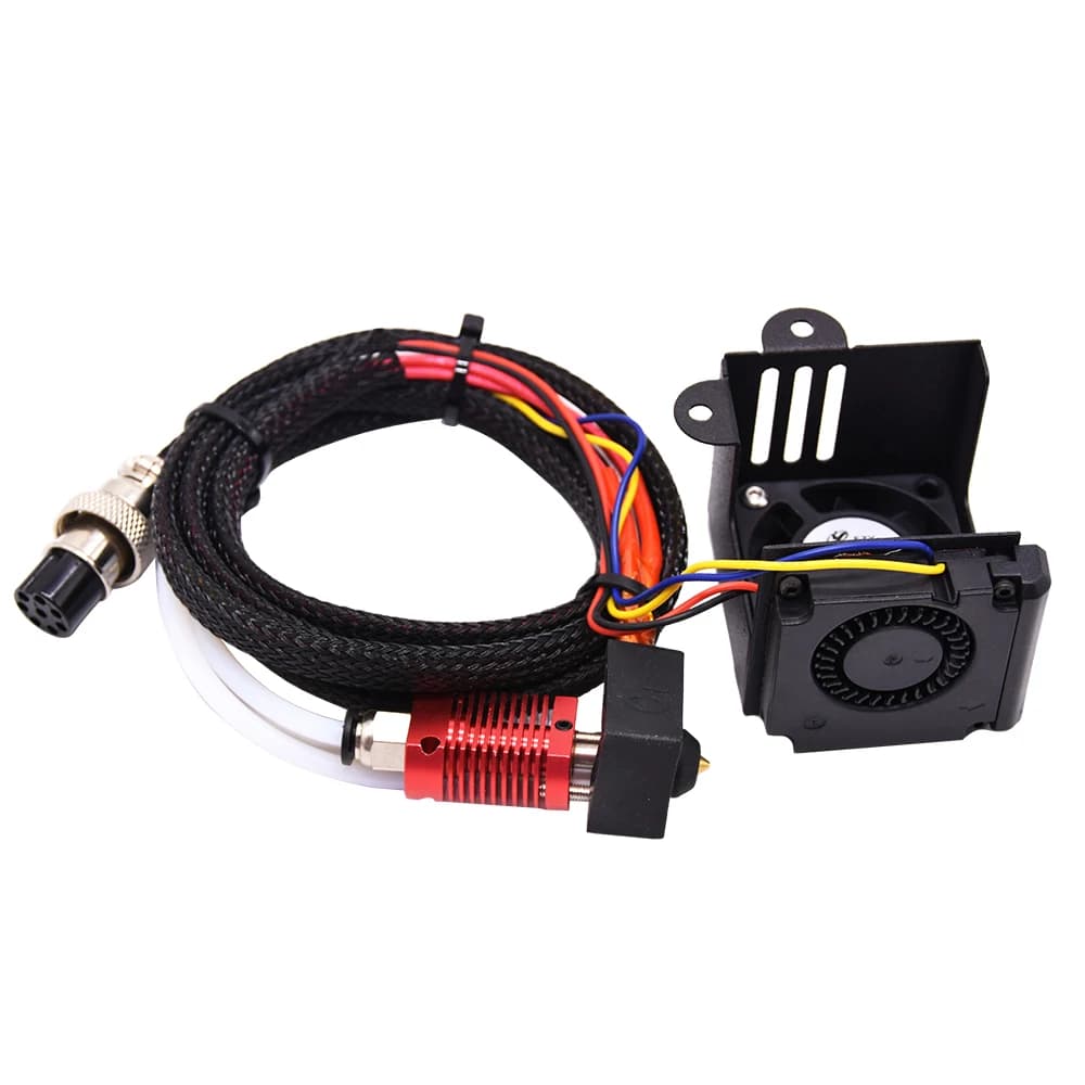 Creality Ender 3/CR10/Emder5/Ender 3 V2 Full Hotend kit With 12V/24V 4010 Cooling Fan 0.4mm Nozzle For Ender 3 3d printer - 2