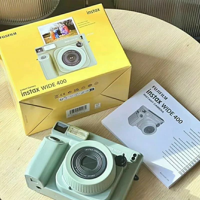 Optional Photo Paper and Camera Bag Fujifilm Instax Wide 400 Camera Genuine Instant Camera Film Camera Wide 300 Upgrade