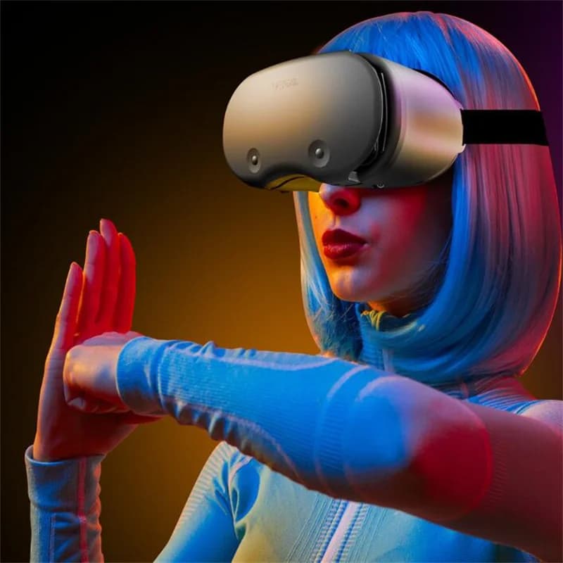 الأصلي VRGpro X7 VR الواقع الافتراضي نظارات ثلاثية الأبعاد صندوق VR جوجل كرتون خوذة للهواتف الذكية IOS أندرويد 5-7 "الهزاز اللاسلكي - 6