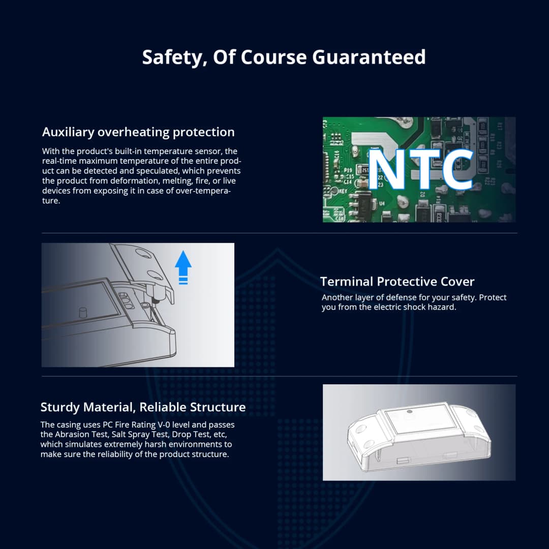 سونوف BASICR4 مفتاح واي فاي للمنزل الذكي ريليه مفتاح إضاءة قاطع عالمي مؤقت تحكم عن بعد عبر eWeLink متوافق مع أليكسا وأليس وجوجل هوم - 3