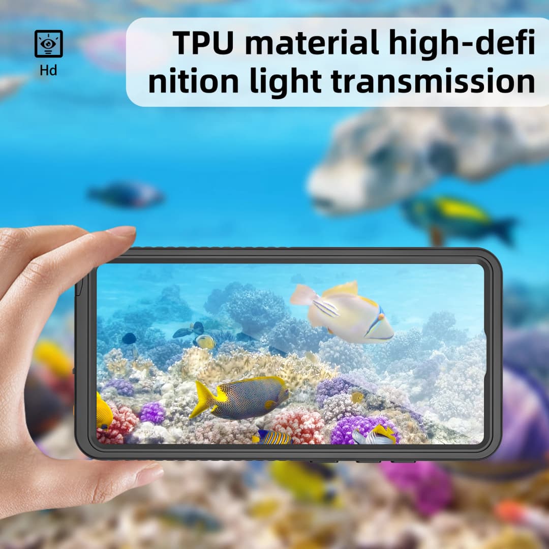 شل بوكس - جراب هاتف متين مقاوم للماء IP68 مع حماية عدسة PC و TPU لهواتف S25 ألترا، S23، S24 - 3