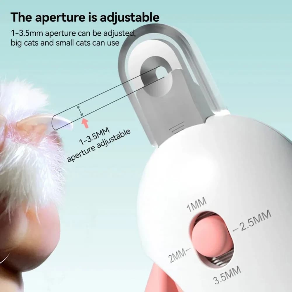 Professional Pet Nail Clippers, Cat and Dog Nail Clippers, Safe and Comfortable with Adjustable Holes, Pet Nail Clippers, Pet Hair Trimmer, Pet Care - 3