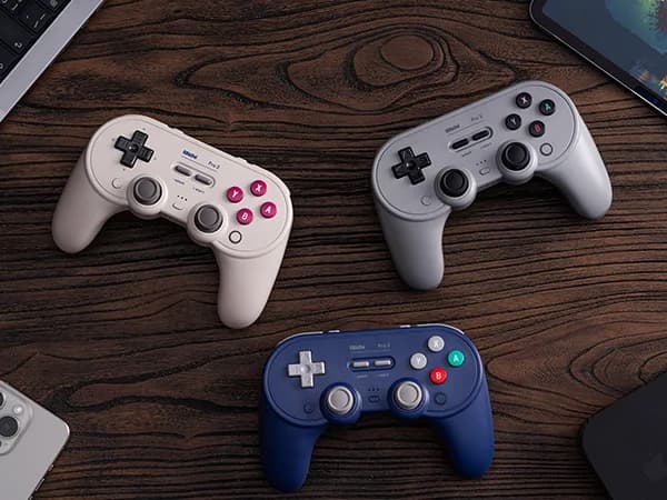 8BitDo Pro 3 Bluetooth Controller for Nintendo Switch 1/2, Windows, Apple, SteamOS, Android with TMR Joysticks, Charging Dock - 5
