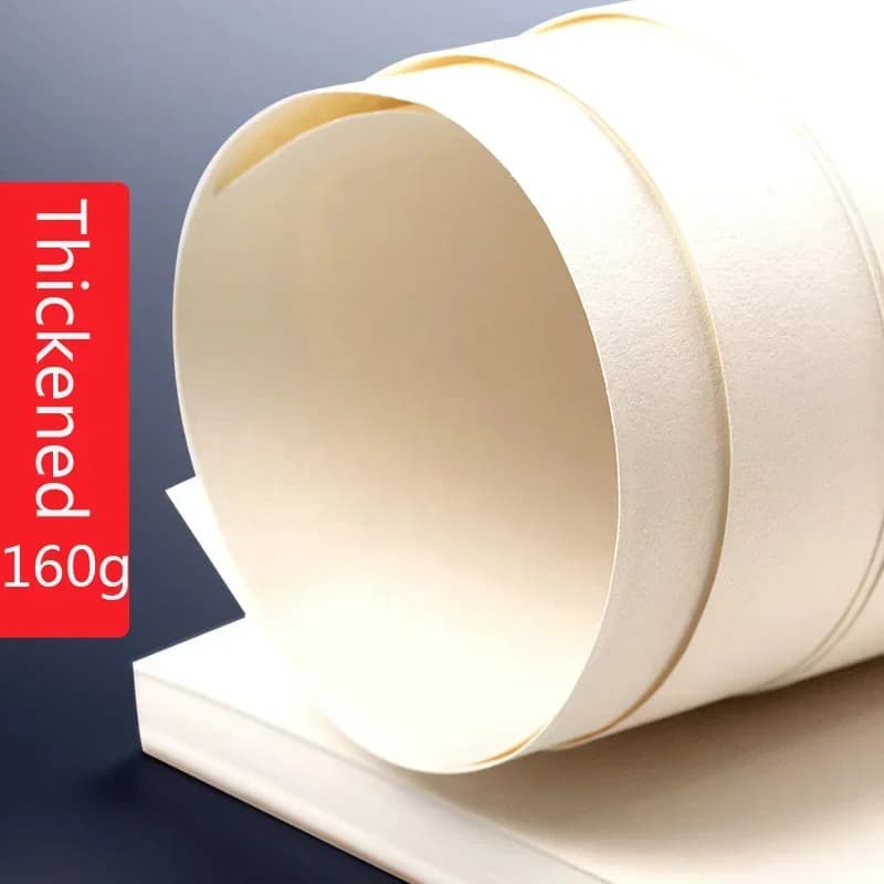 كراسة رسم احترافية A4/A5/16K/32K/8K، ورق سميك فضفاض، دفتر رسم، لوازم مدرسية، قلم رصاص، قرطاسية - 3