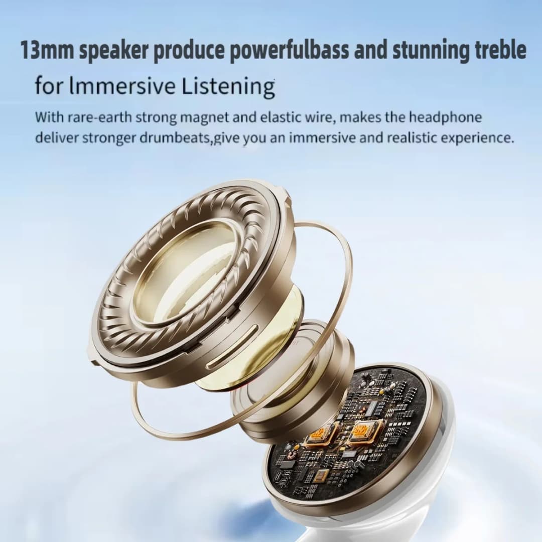 سماعات بلوتوث جديدة Air Pro سماعات أذن لاسلكية مع ميكروفون صوت ستيريو عالي الدقة باس واضح وقت تشغيل طويل متوافقة مع أندرويد iOS - 5