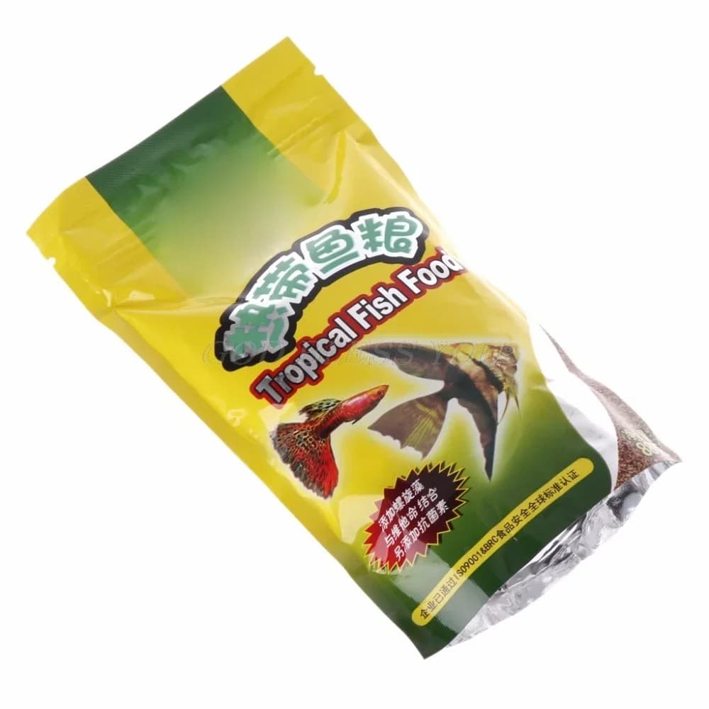 Tropical Fish Food - 88g, High Protein Nutritious Formula, Added Antibiotics for Aquarium Tropical Fish - 4