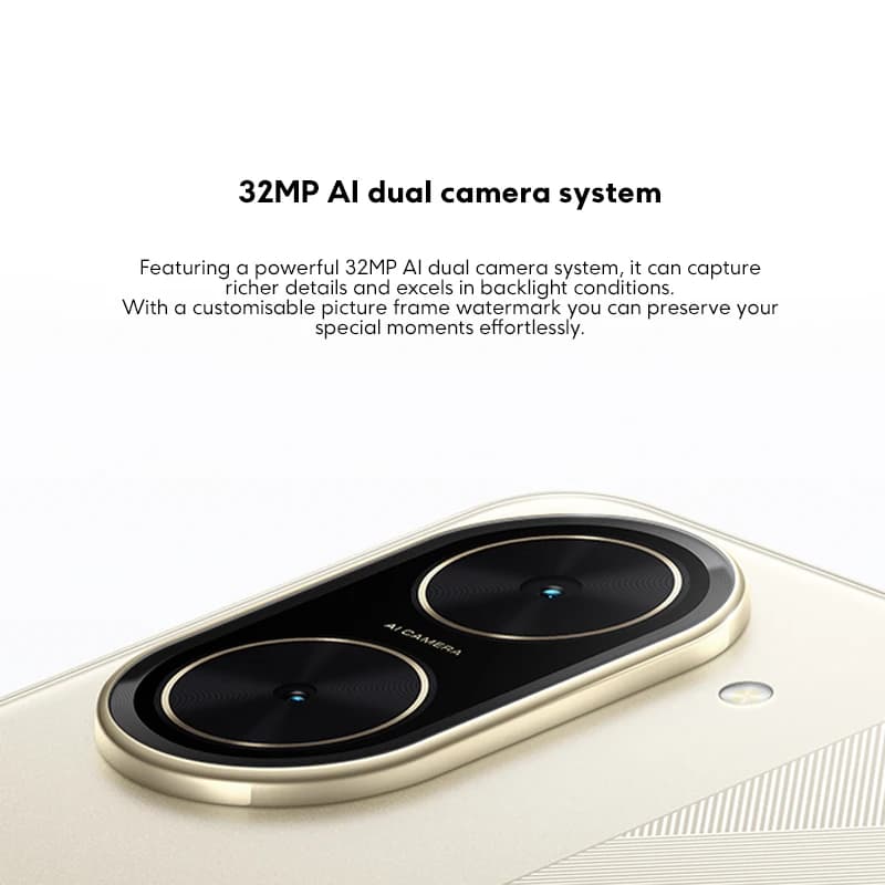 هاتف POCO C71 نسخة عالمية معالج UNISOC T7250 شاشة غامرة 6.88 بوصة كاميرا مزدوجة 32 ميجابكسل AI شحن 15 واط بطارية 5200 مللي أمبير - 6