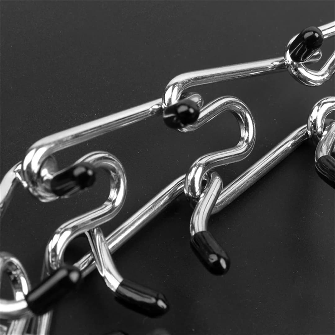 طوق تدريب فعال للكلاب مع نهايات مطاطية مريحة طوق خنق قابل للتعديل والفصل آمن للحيوانات الأليفة - 4