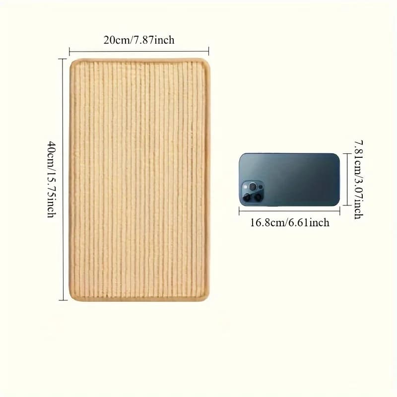 لوح خدش للقطط من السيزال المتين - تصميم آمن للأريكة، مناسب للتمرين والراحة - هدية مثالية للقطط - 3