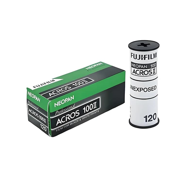 فوجيفيلم 120 فيلم أسود وأبيض الجيل الثاني فوجيفيلم أكروس II ISO100 فيلم لكاميرا فيلم 120 ملم (تاريخ انتهاء الصلاحية: 2023) - 5