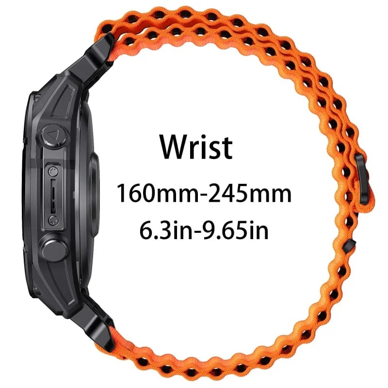 حزام QuickFit بعرض 22mm و26mm لـ Garmin Fenix8 47/51mm و7 و7X Pro و6 و6X و5 و5X Plus مع سوار استبدال بديهي 2 - 6