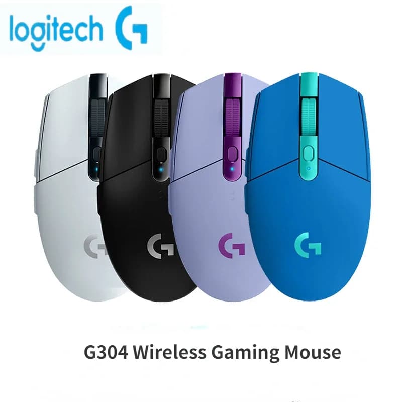 Logitech G102/G304 Wireless Ergonomic Mouse 2.4G Superlight for Notebook Office Desktop Gaming Mouse - 6