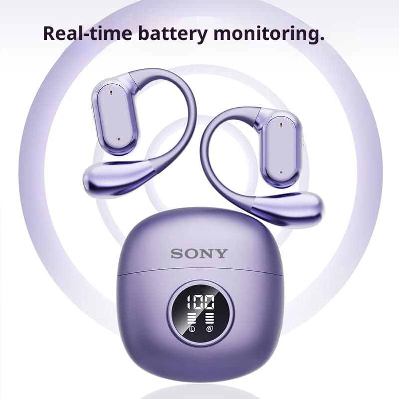 Original Sony Q17 pro Wireless Bluetooth Headphones Sports Open-Back Ear-Hook Style Hi-Fi Music Earphone with HD Call Mic - 3