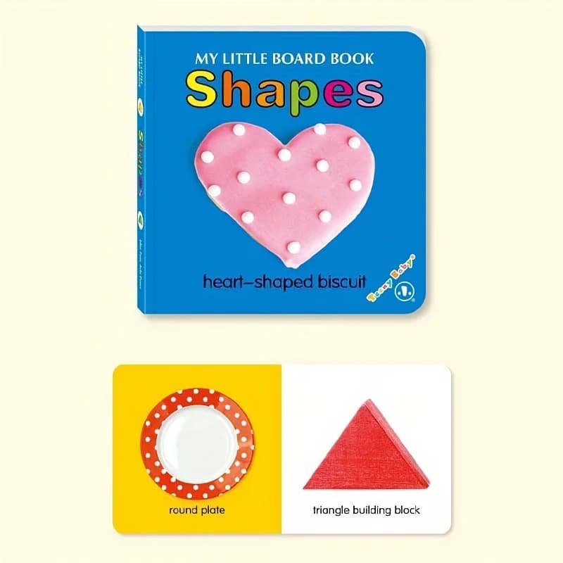 كتب بطاقات بنمط ملون للأطفال ألعاب أطفال حسية تفاعلية هدية تطوير لحديثي الولادة مرافقة للقراءة والتعليم المبكر - 5