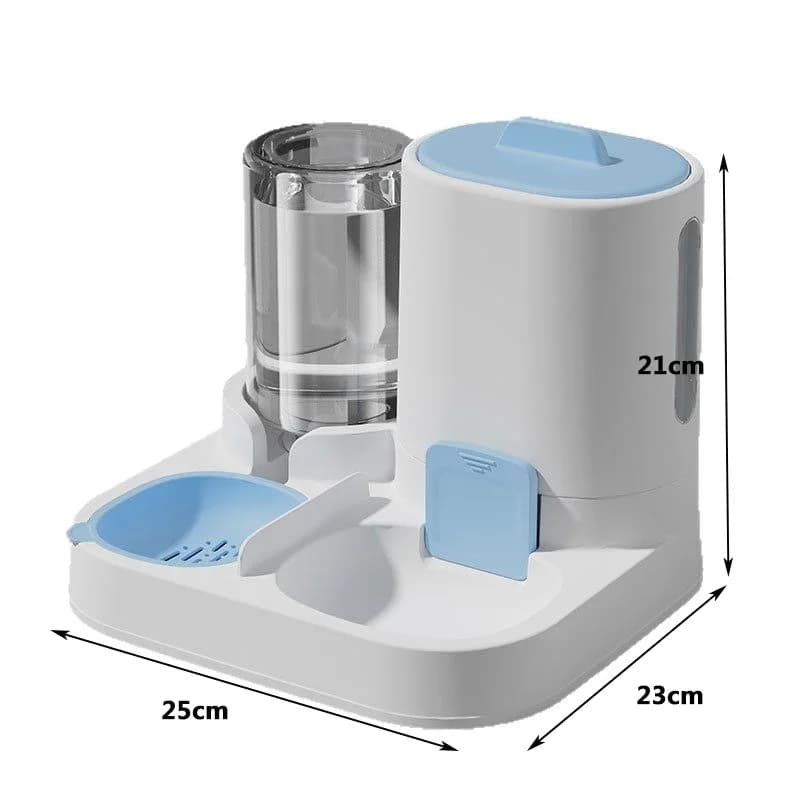Hot Pet Feeding and Drinking Water Two-in-one Food Smooth Large-Capacity Feeding and Drinking Water Bowl Cat Food Bowl Dog Bowl - 2