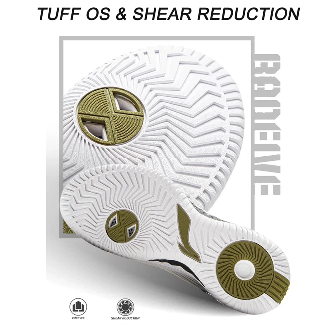 أحذية كرة سلة خارجية للرجال من لي نينغ موديل بادفايف ستورم 2025 مع تقنية بوم للتخفيف وتصميم تاف أو إس القابل للارتداء - حذاء رياضي من لي نينغ ABFV017 - 3