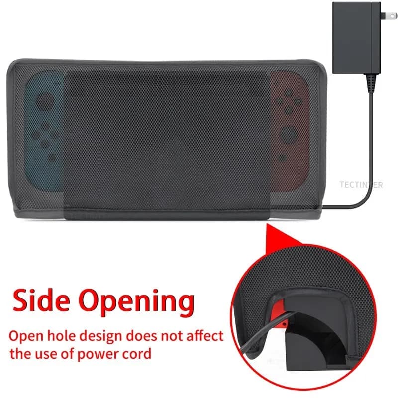 Protective Dust Cover Compatible with Nintendo Switch & OLED Game Console  Dustproof Case Anti-Scratch Sleeve Waterproof Case - 2