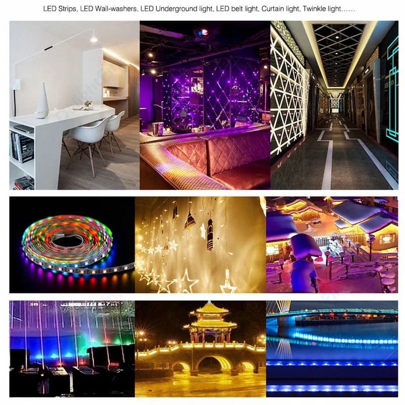 موصل شريط LED بدون لحام 2/4/5 دبابيس، أطراف على شكل L/T/X مقاس 8/10/12 مم لشريط إضاءة LED RGB طرازات WS2811 WS2812 3528 5050 - 6