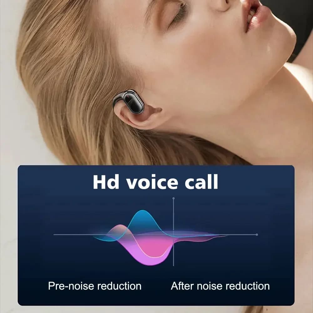 سماعات أذن X91 OWS مع خطاف أذن بلوتوث 5.3 زمن وصول منخفض سماعة رأس رياضية للألعاب ستيريو HiFi سماعات أذن لتقليل الضوضاء - 6