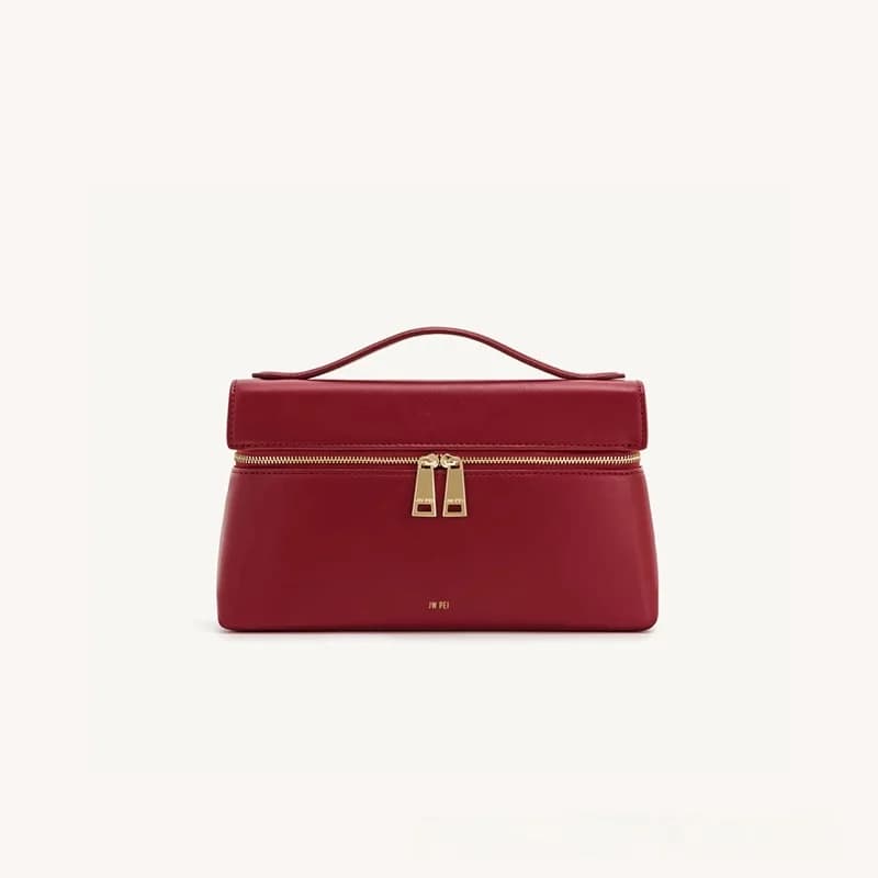 حقيبة كتف JWPEI على شكل صندوق، حقيبة يد صغيرة بتصميم متخصص، حقيبة قطرية جلدية للمطابقة اليومية - 3