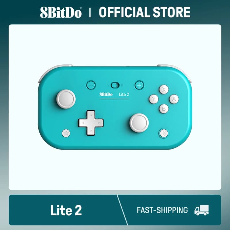 8BitDo - جيمباد بلوتوث Lite 2 لجهاز Nintendo Switch, Lite, Android وRaspberry Pi